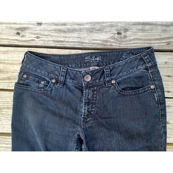 Silver Jeans-Suki Mid-Rise Slim Bootcut Jeans Women's Size 30/37 - Picture 6 of 8
